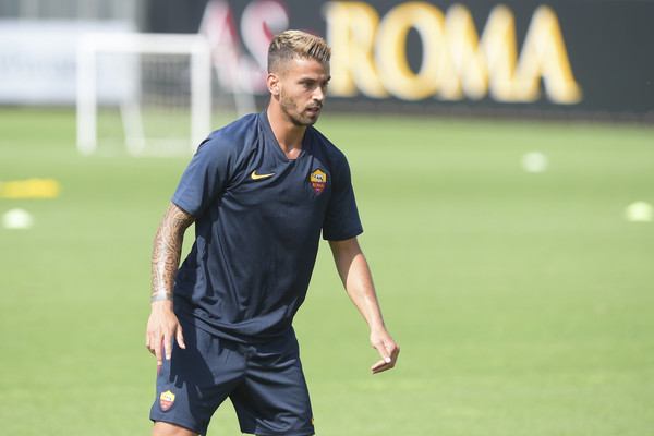 AS Roma, seduta di allenamento mattuttina al Centro sportivo di Trigoria