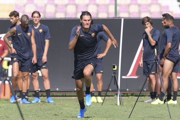 AS Roma, seduta mattutina di allenamento al Centro sportivo di TrigoriaAS Roma, seduta mattutina di allenamento al Centro sportivo di Trigoria