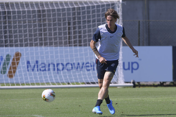 AS Roma, seduta mattutina di allenamento al Centro sportivo di TrigoriaAS Roma, seduta mattutina di allenamento al Centro sportivo di Trigoria