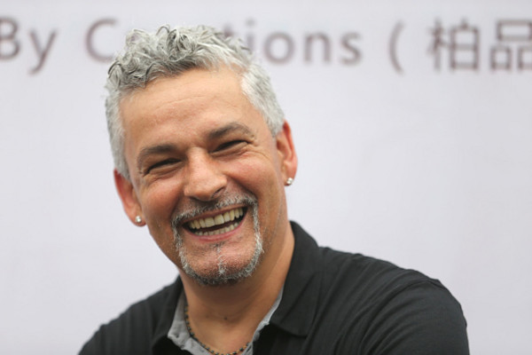 Roberto Baggio Visits Hangzhou