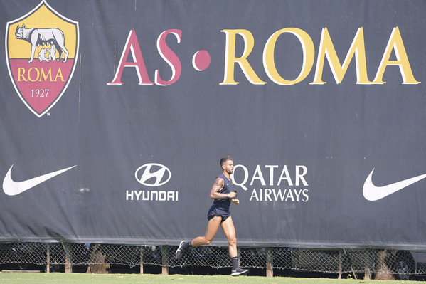 AS Roma, sessione di allenamento a Trigoria