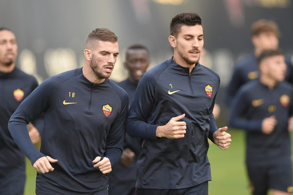 AS Roma, allenamento a Trigoria