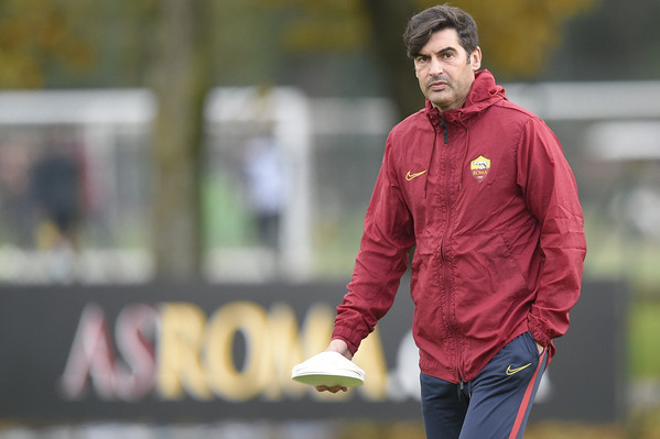 AS Roma, allenamento a Trigoria