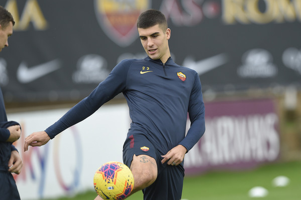 AS Roma, sessione di allenamento mattutino a Trigoria