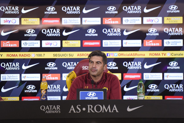 AS Roma, conferenza stampa del mister Paulo Fonseca