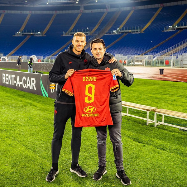 Dzeko e dj Dzeko Roma Wolfsberg