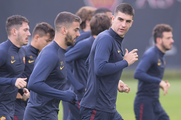 AS Roma, allenamento a Trigoria