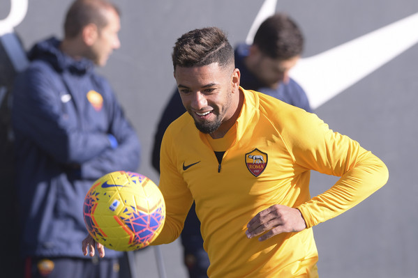 AS Roma, sessione di allenamento a TrigoriaAS Roma, sessione di allenamento a Trigoria