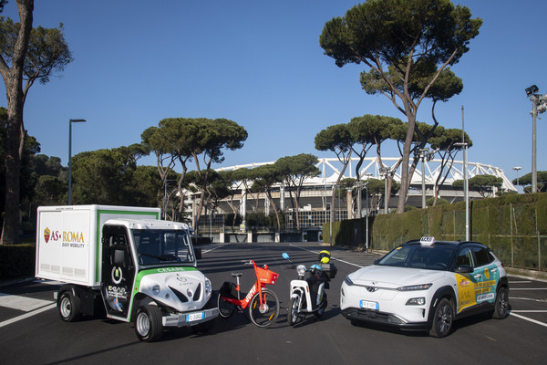 AS Roma, presentazione del progetto Easy Mobility