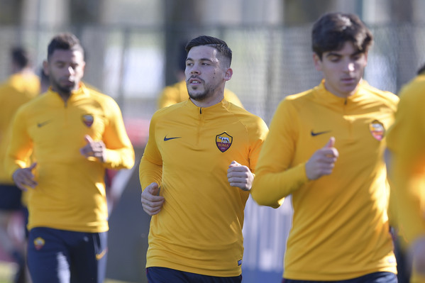 AS Roma, allenamento a TrigoriaAS Roma, allenamento a Trigoria