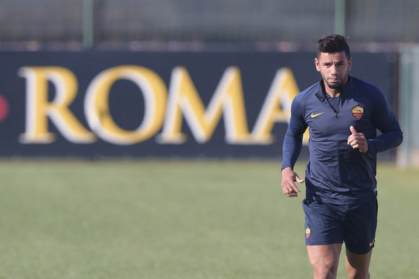 AS Roma, sessione di allenamento a Trigoria