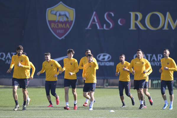 AS Roma, allenamento a TrigoriaAS Roma, allenamento a Trigoria