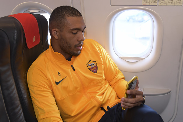 L'AS Roma in viaggio per Bergamo