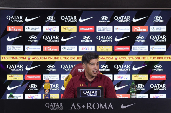 AS Roma, la conferenza stampa di Paulo Fonseca