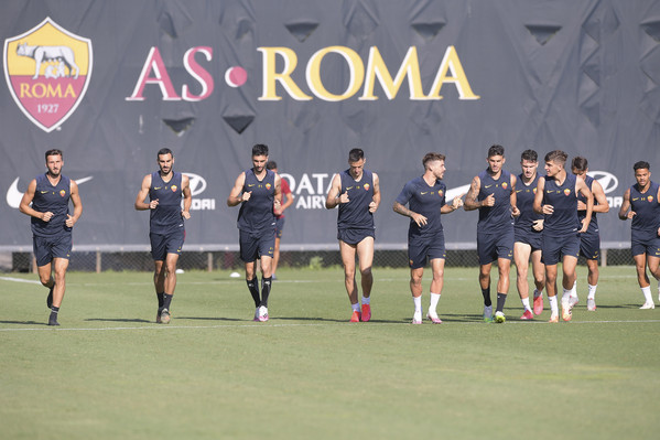 AS Roma, sessione di allenamento a TrigoriaAS Roma, sessione di allenamento a Trigoria