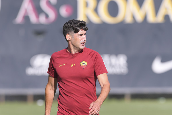 AS Roma, sessione di allenamento a TrigoriaAS Roma, sessione di allenamento a Trigoria