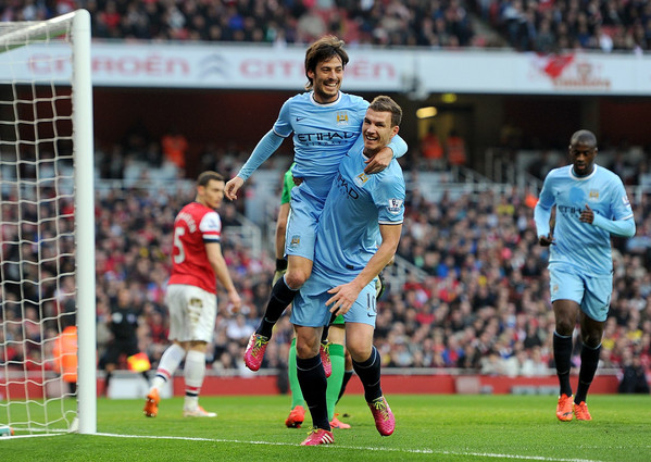 David Silva Dzeko