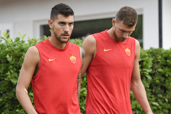 AS Roma, sessione di allenamento a Trigoria