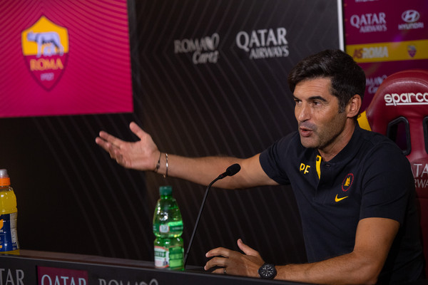 AS Roma, la conferenza stampa di Paulo Fonseca