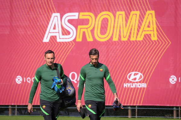 AS Roma, sessione di allenamento a TrigoriaAS Roma, sessione di allenamento a Trigoria