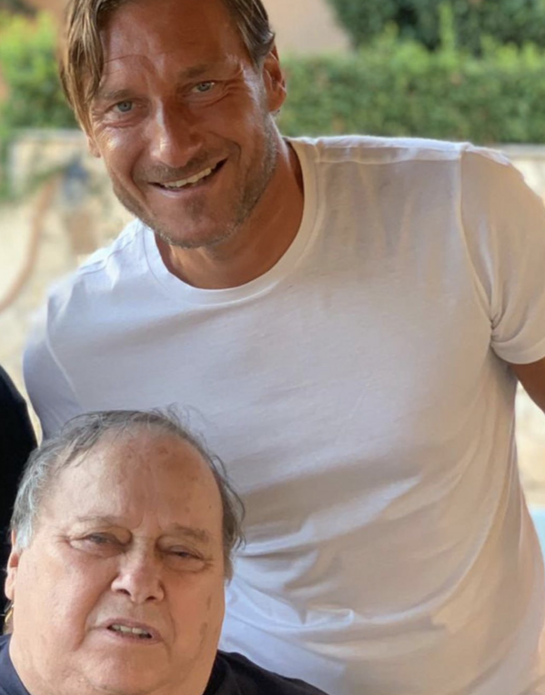 Totti e papà