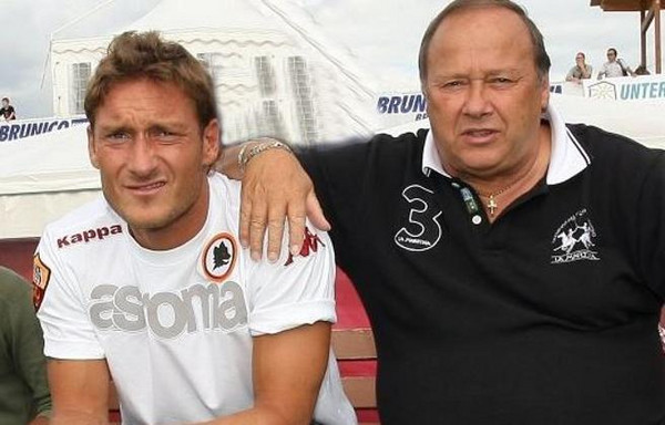 Francesco Totti ed Enzo Totti