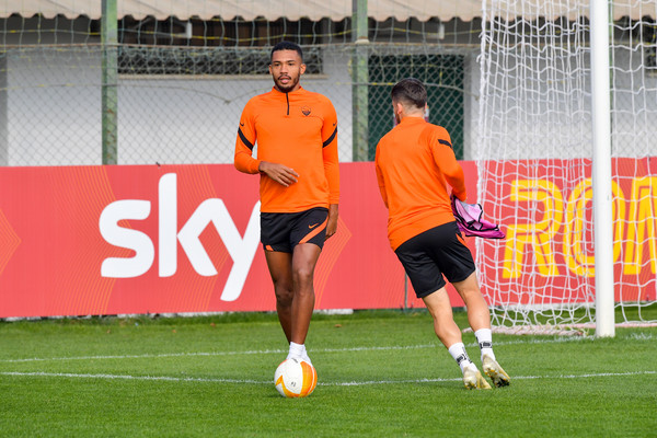 AS Roma, allenamento di rifinitura in vista del match di Europa League Cluj-Roma