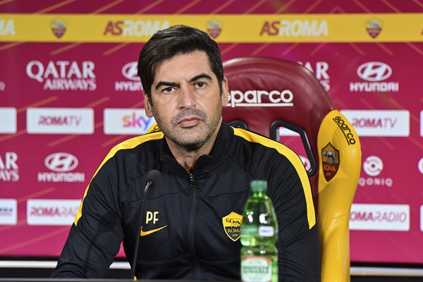 AS Roma, la conferenza stampa dell'allenatore Paulo Fonseca