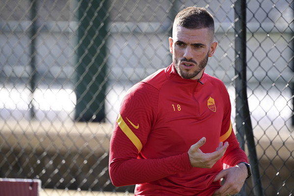 L'AS Roma in allenamento a TrigoriaL'AS Roma in allenamento a Trigoria