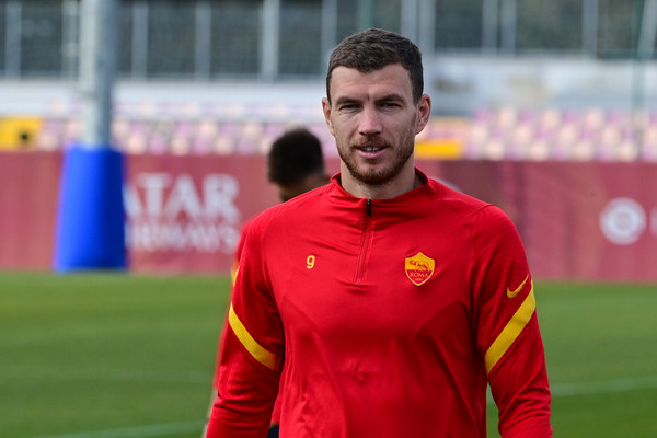 AS Roma, sessione di allenamento a TrigoriaAS Roma, sessione di allenamento a Trigoria