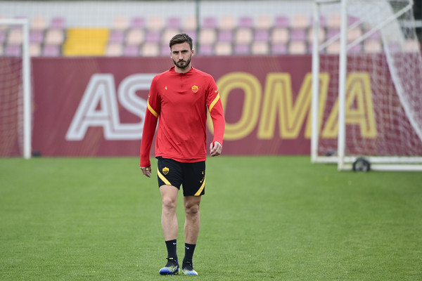 AS Roma, sessione di allenamento a Trigoria