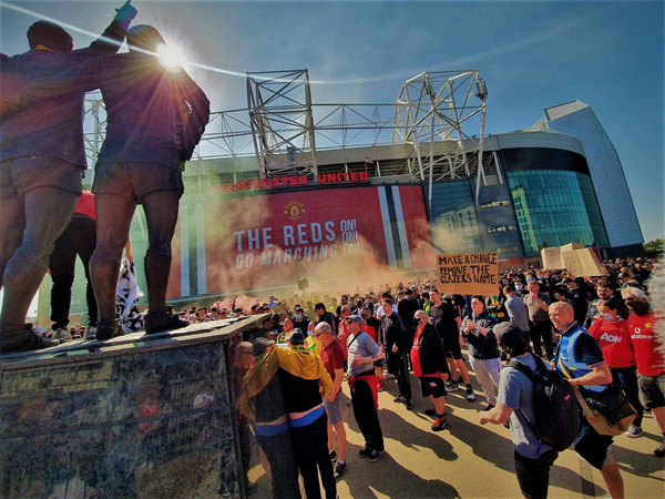 Manchester United proteste