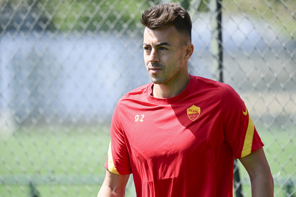 AS Roma, sessione di allenamento a Trigoria