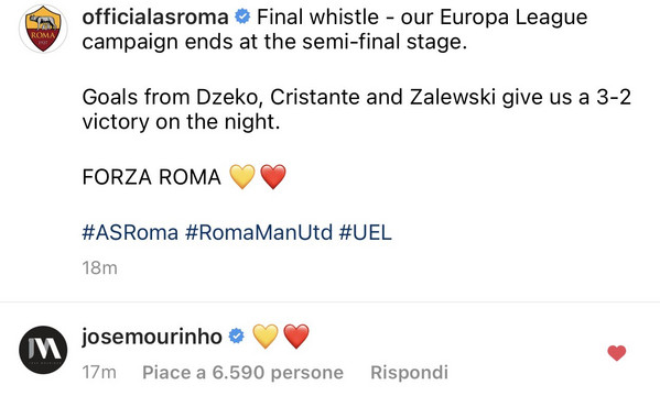 Mourinho Roma ig