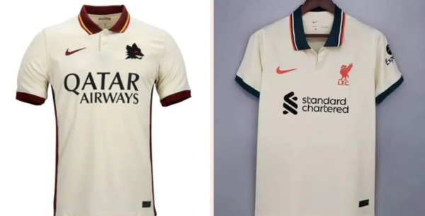 Roma Liverpool away kit