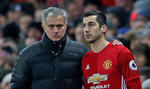 Mkhitaryan-Mourinho