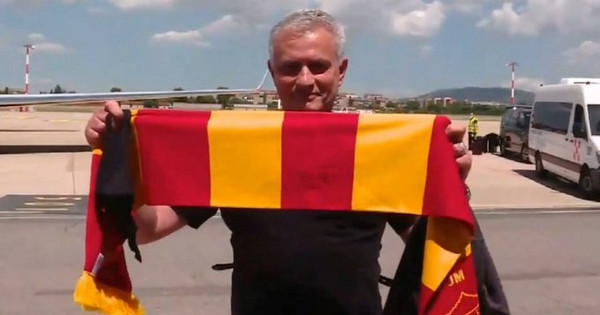 Mourinho a Ciampino