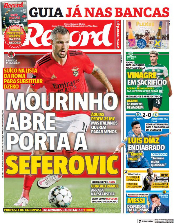 Seferovic Record pp