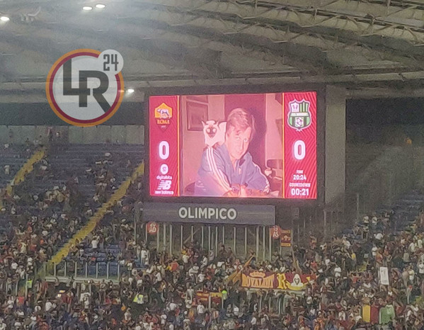 Giubilo Olimpico Roma-Sassuolo