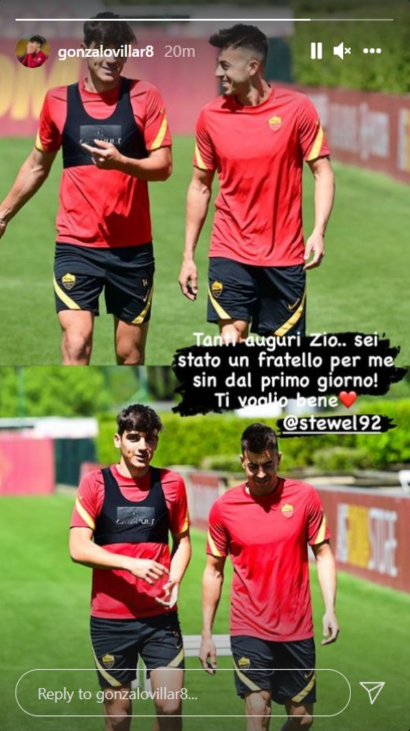 Villar Instagram El Shaarawy