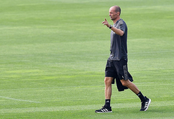 UEFA Champions League: Juventus training