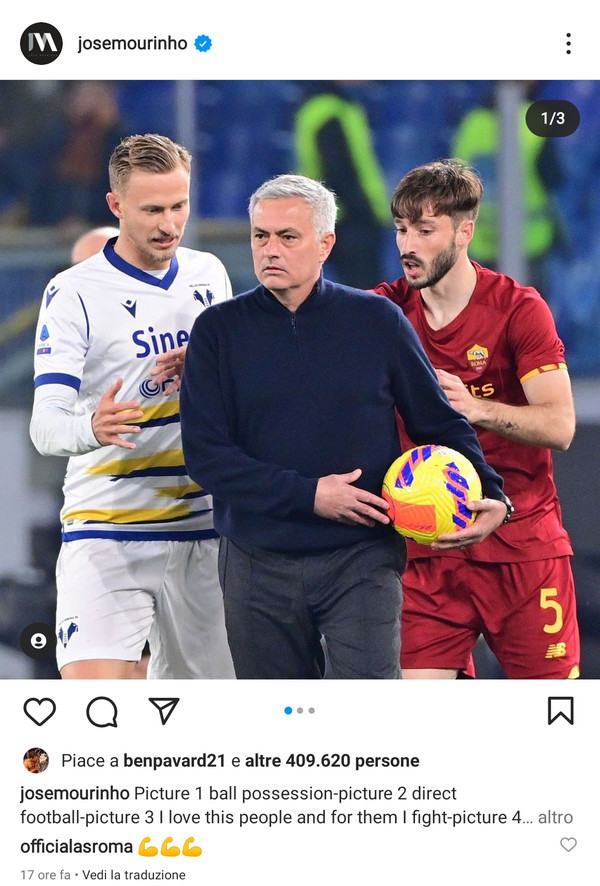 Pavard like Mourinho ig