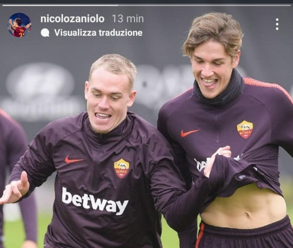 zaniolo karsdorp ig 2