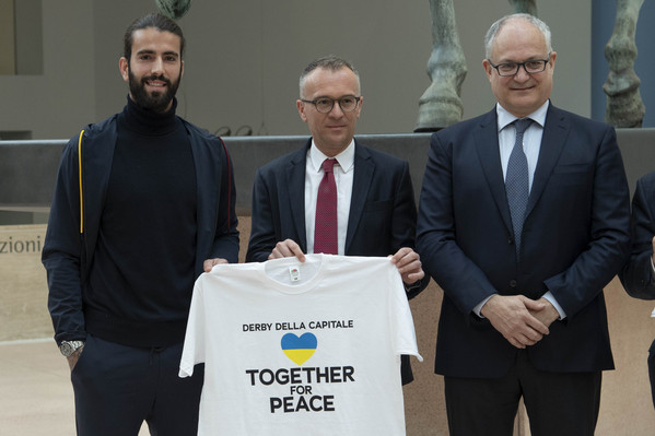 Derby della Capitale Together for Peace