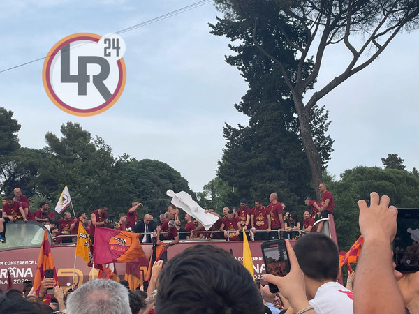 Festa tifosi Roma