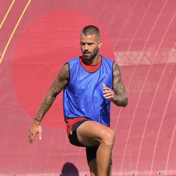 spinazzola trigoria allenamento