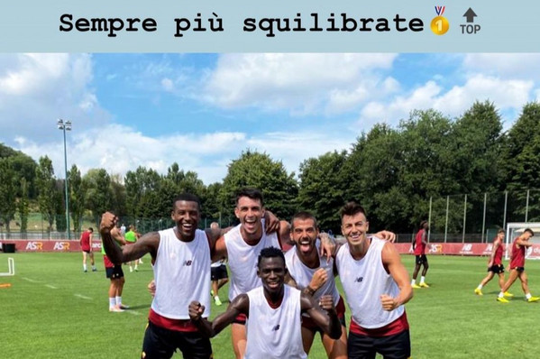 instagram el shaarawy partitella trigoria