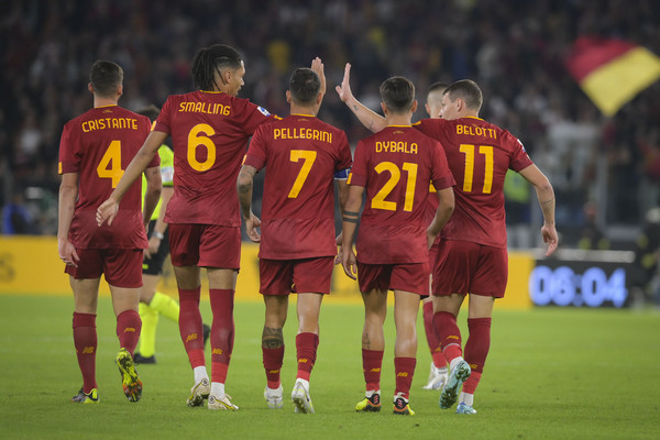 Roma Lecce gol smalling squadra
