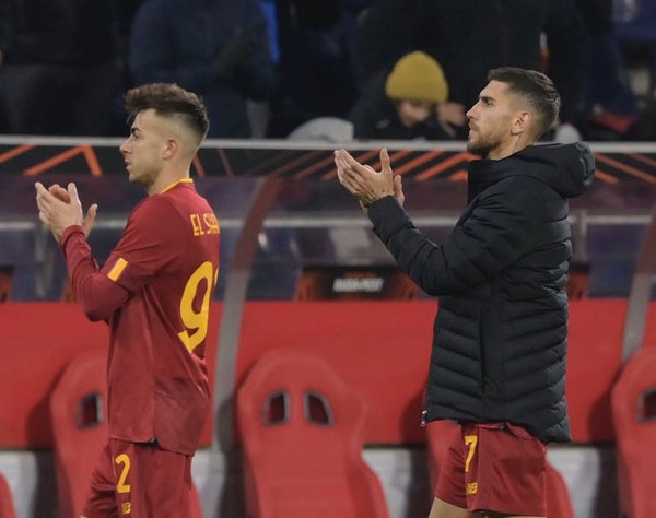 pellegrini ed el shaarawy salisburgo roma