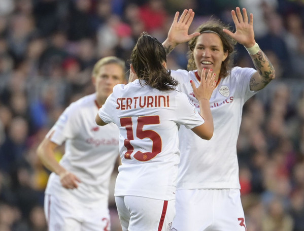 serturini gol barcellona roma femminile